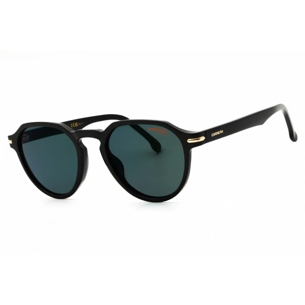 Carrera 314/S 0807 Q3 Sunglasses Black Frame Gray Polarised Lenses 50mm