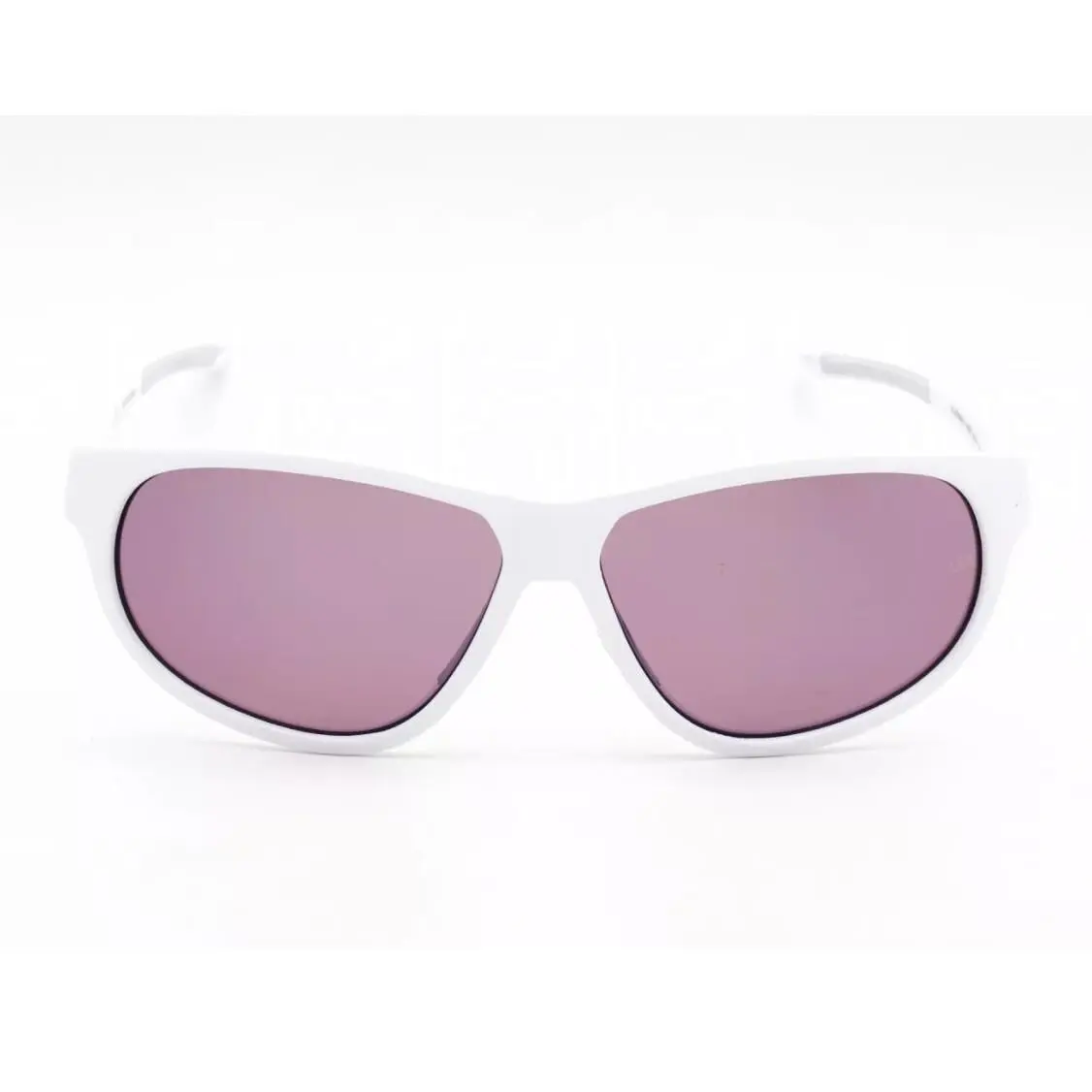 UA Intensity Ohym PC Oval Sunglasses Pink Lens White Frame by Under Armour