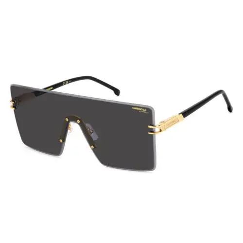 Carrera 1075/S RHL2K Gold Black/2K Grey Anti-reflex Women`s Sunglasses - Frame: Gold/Black