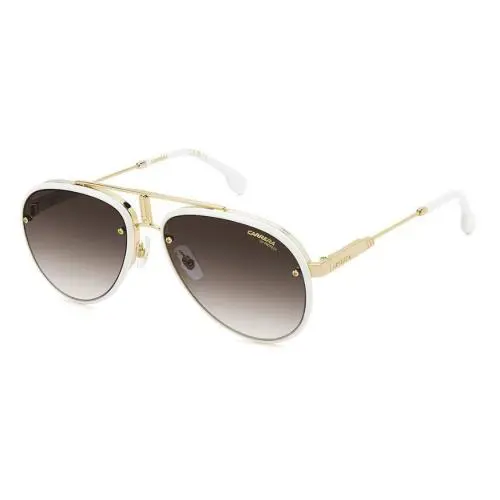 Carrera Glory Vvpyk Goldivory/yk Gold Mirrored On Soft Square Sunglasses