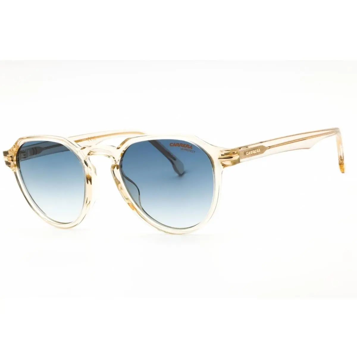 Carrera Unisex Sunglasses Beige Plastic Round Shape Frame Carrera 314/S 010A 08