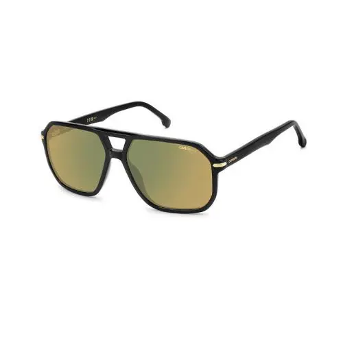 Carrera 302/S 71CMJ Black/yellow Green Mirrored Sunglasses
