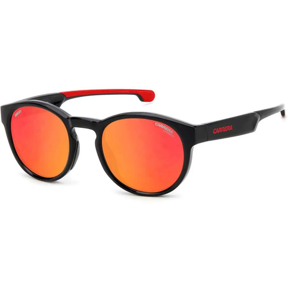 Carrera Men`s Sunglasses Black Red Polyamide Pantos Frame Carduc 012/S 0OIT/UZ