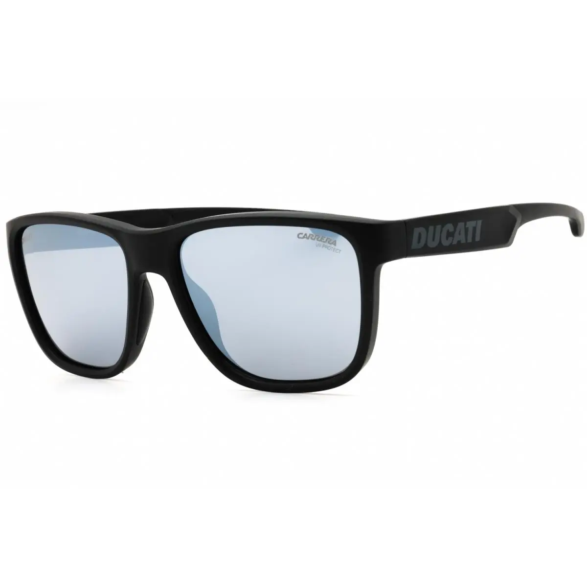 Carrera Carduc 003 S 008A T4 Sunglasses Black Gray Frame Silver Lenses 57mm - Frame: Black Gray, Lens: Silver