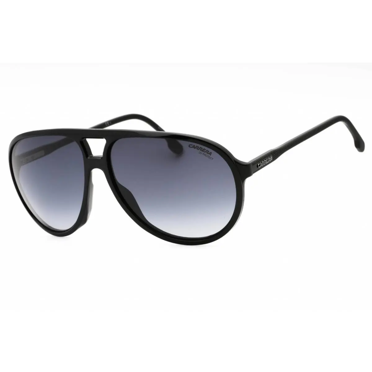 Carrera Men`s Sunglasses Black Plastic Aviator Full Rim Carrera 237/S 0807 9O