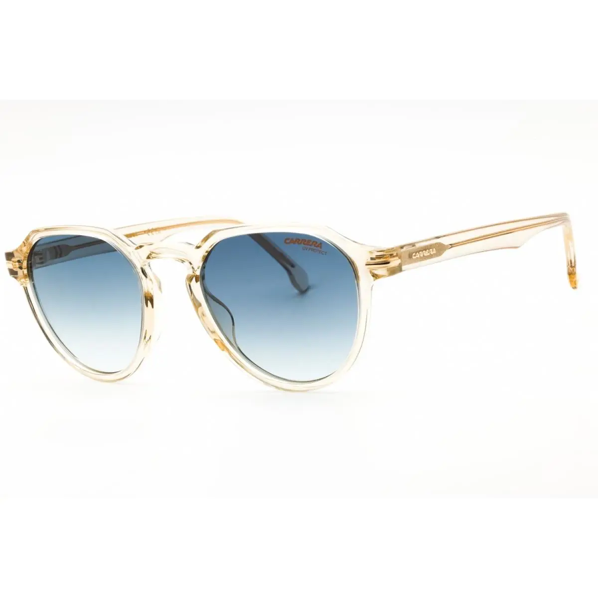 Carrera 314 S 010A 08 Sunglasses Beige Frame Blue Lenses 50mm