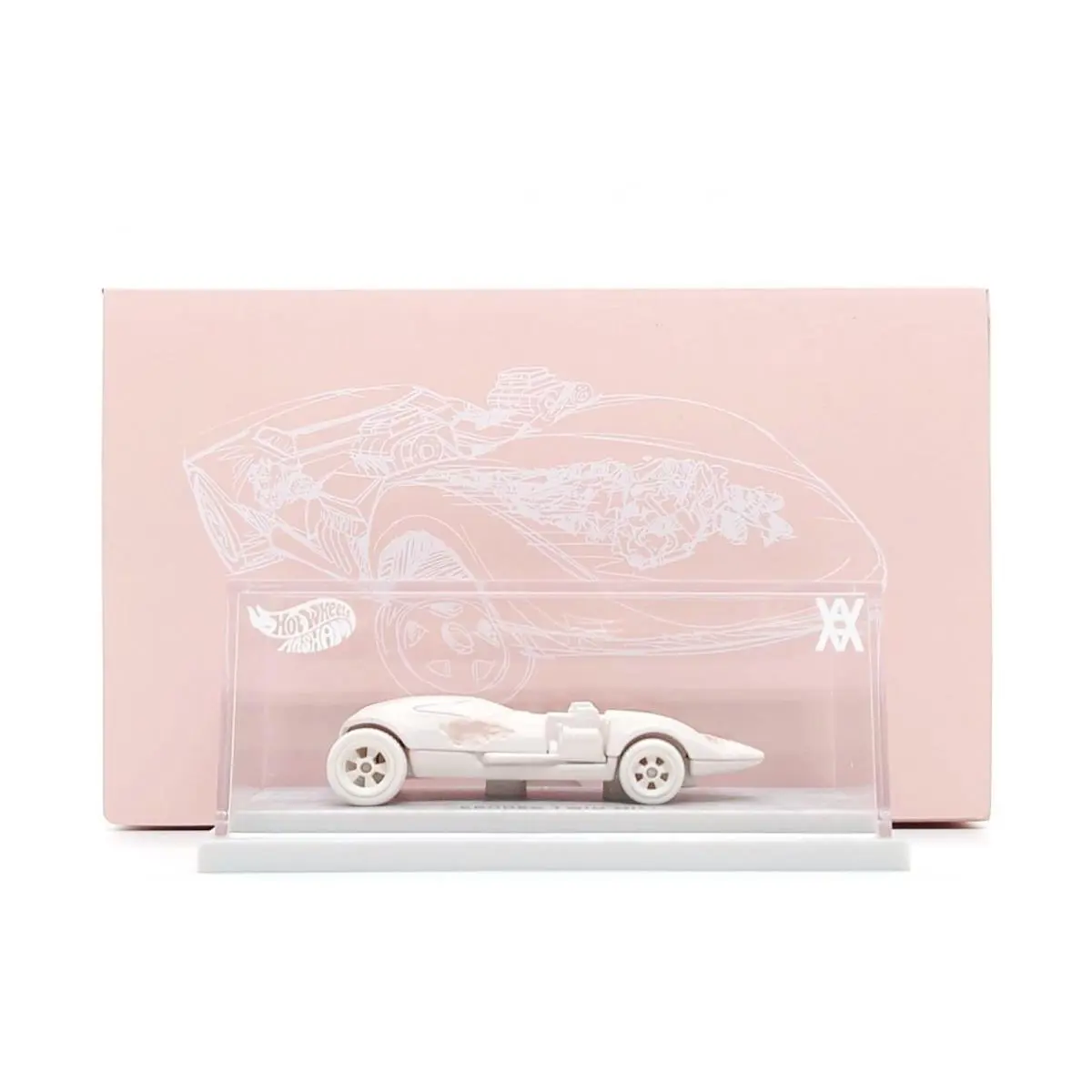 Hot Wheels Collectors Rlc Exclusive x Daniel Arsham 1:64 Eroded Twin Mill - Pink