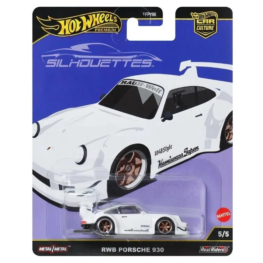 Hot Wheels Premium Car Culture Silhouettes Rwb Porsche 930 JBK58 1:64 Scale