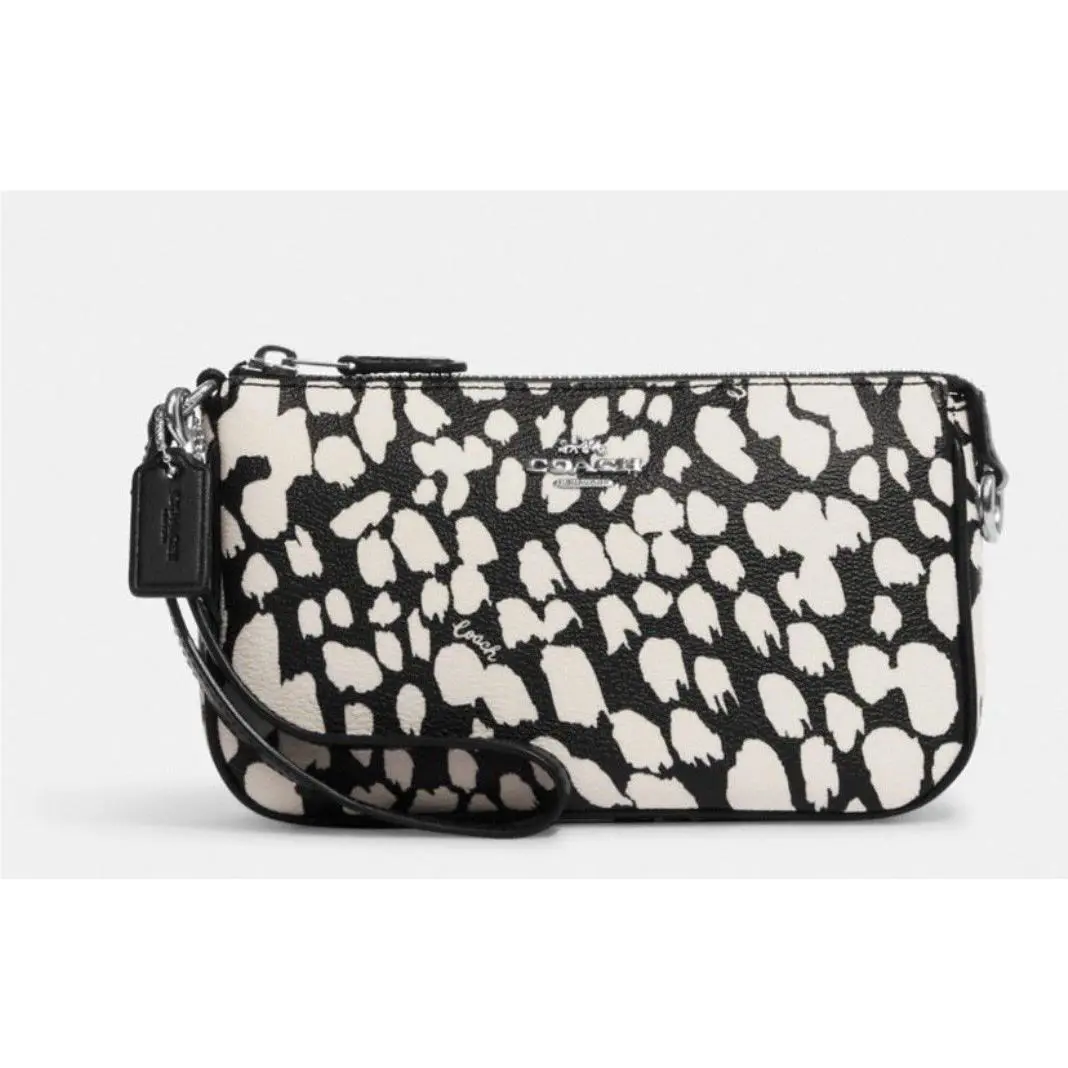 Coach Nolita 19 with Spotted Animal Print Black Chalk Multi CD872