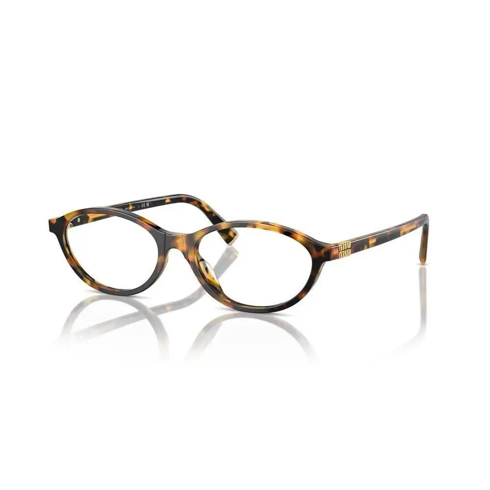 Miu Miu MU MU 09XV VAU101 Havana Oval Women Eyeglasses Rxable