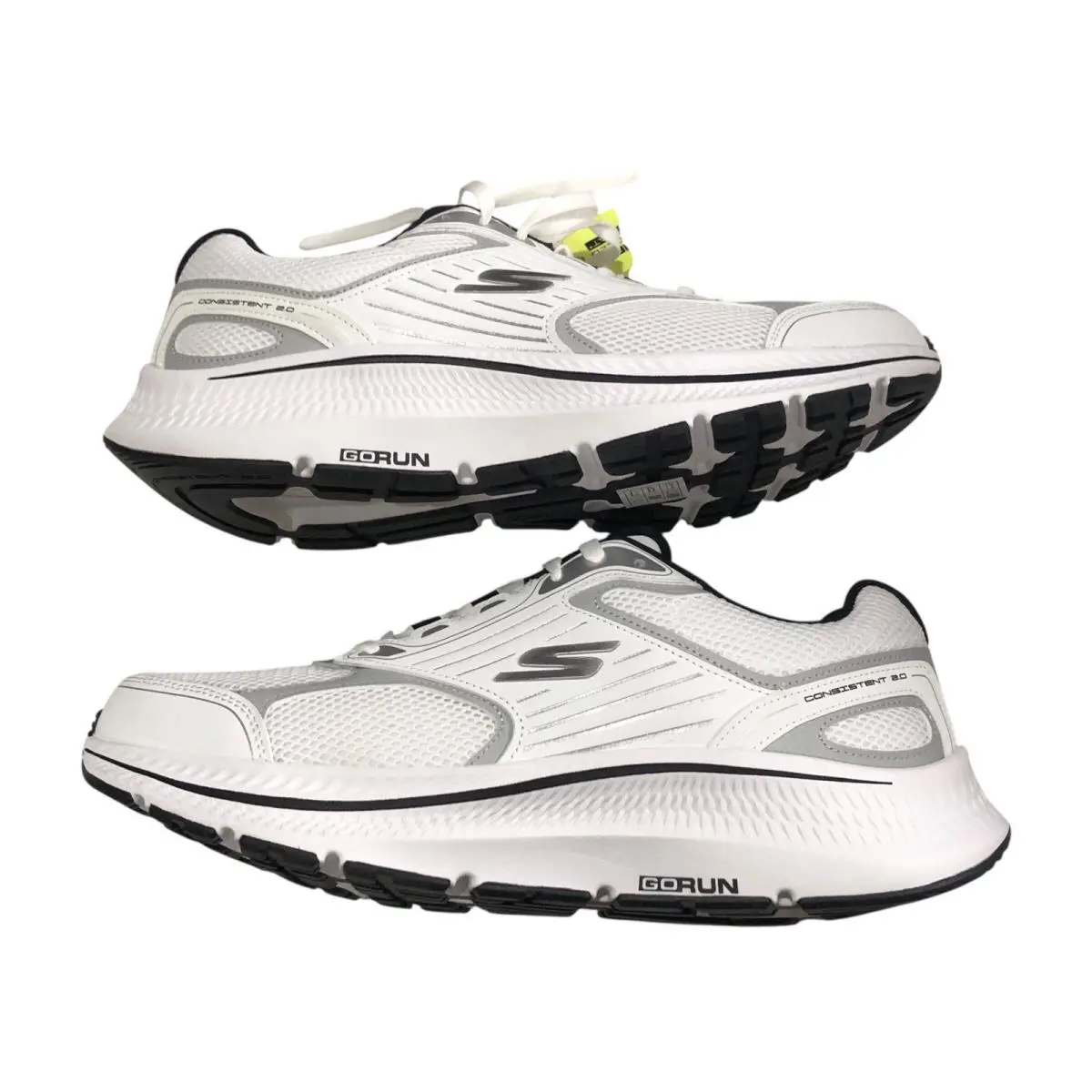 Skechers shoes - Skechers Go Run Consistent 2.0 - White/Silver (UPC: 0197627743318) 2