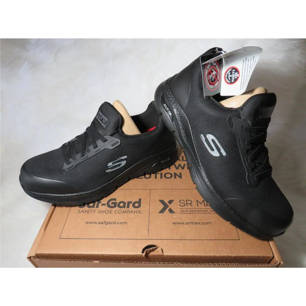 Skechers shoes - Air Cooled Arch Fit - Air Cooled Arch Fit - Black (UPC: 194880552145) 1