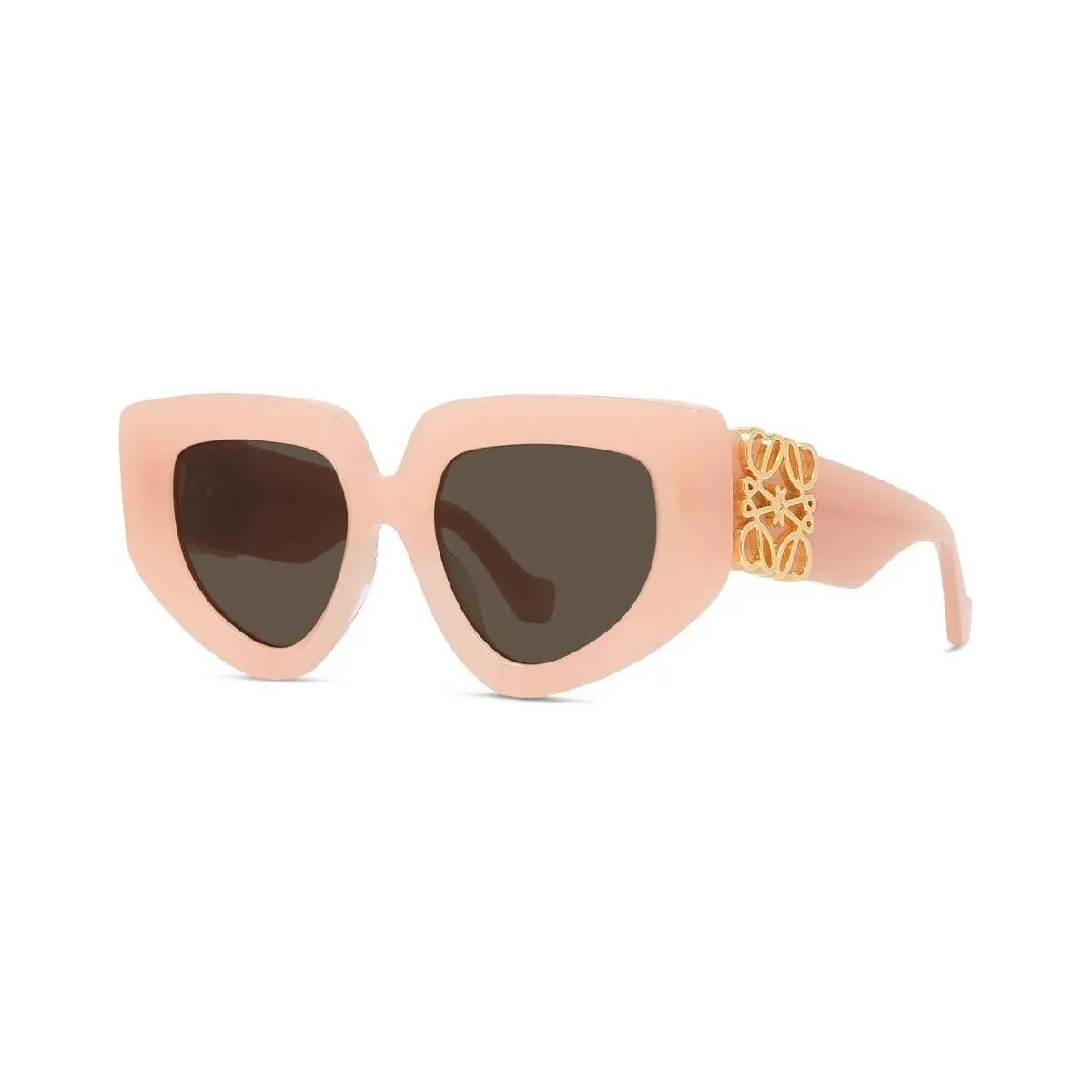 LW40154U 72E Shiny Pink/smoke Sunglasses 51-19-145 by Loewe