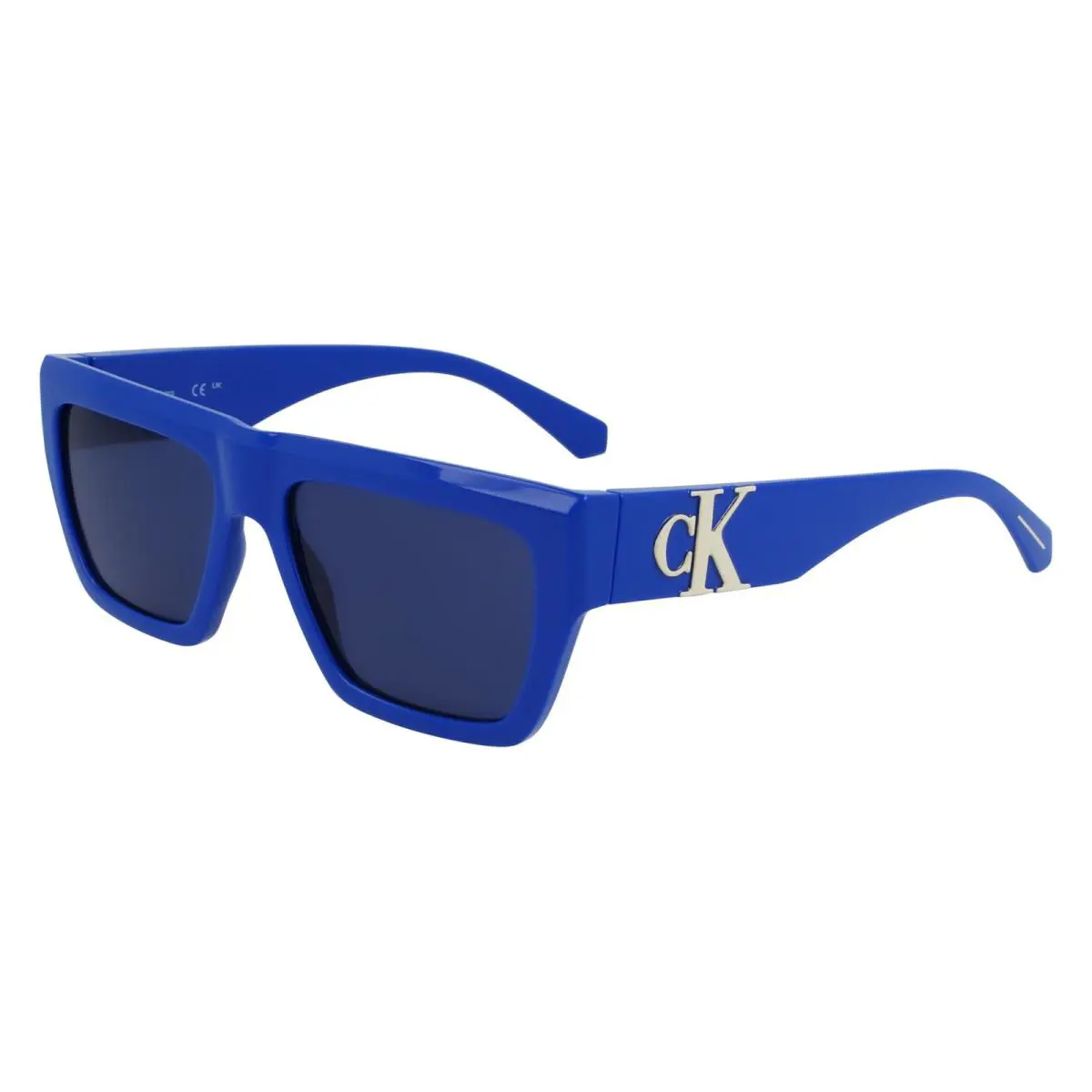 Calvin Klein Jeans CKJ-23653S 400 Blue Sunglasses with Blue Lenses - Blue, Frame: Blue, Lens: Blue