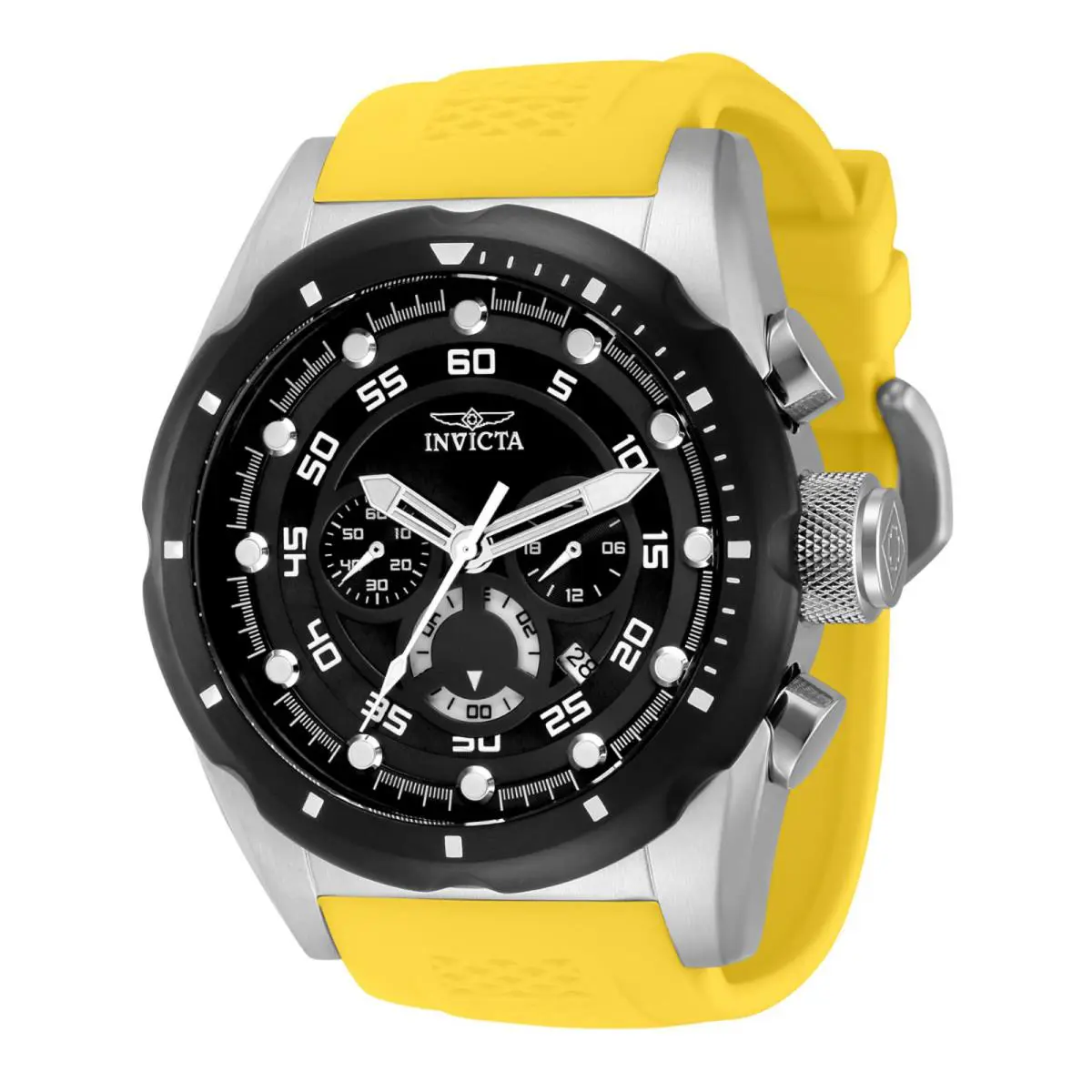 Invicta Speedway Men`s Watch w/ Mother of Pearl Dial - 50mm Yellow 41559