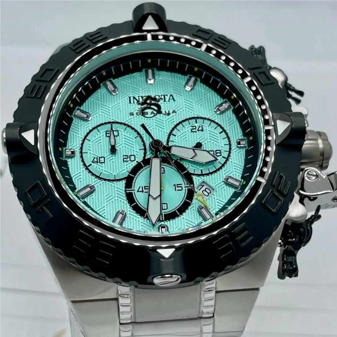 Invicta Subaqua Noma IV Men`s 50mm Turquoise Dragon Chronograph Watch 48200
