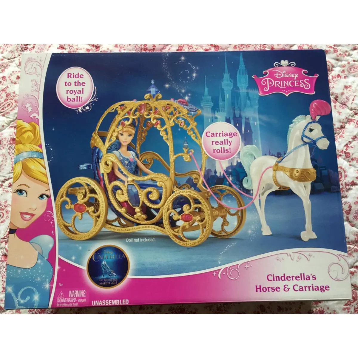 Disney Princess Cinderella`s Horse and Carriage CDC44 Mattel