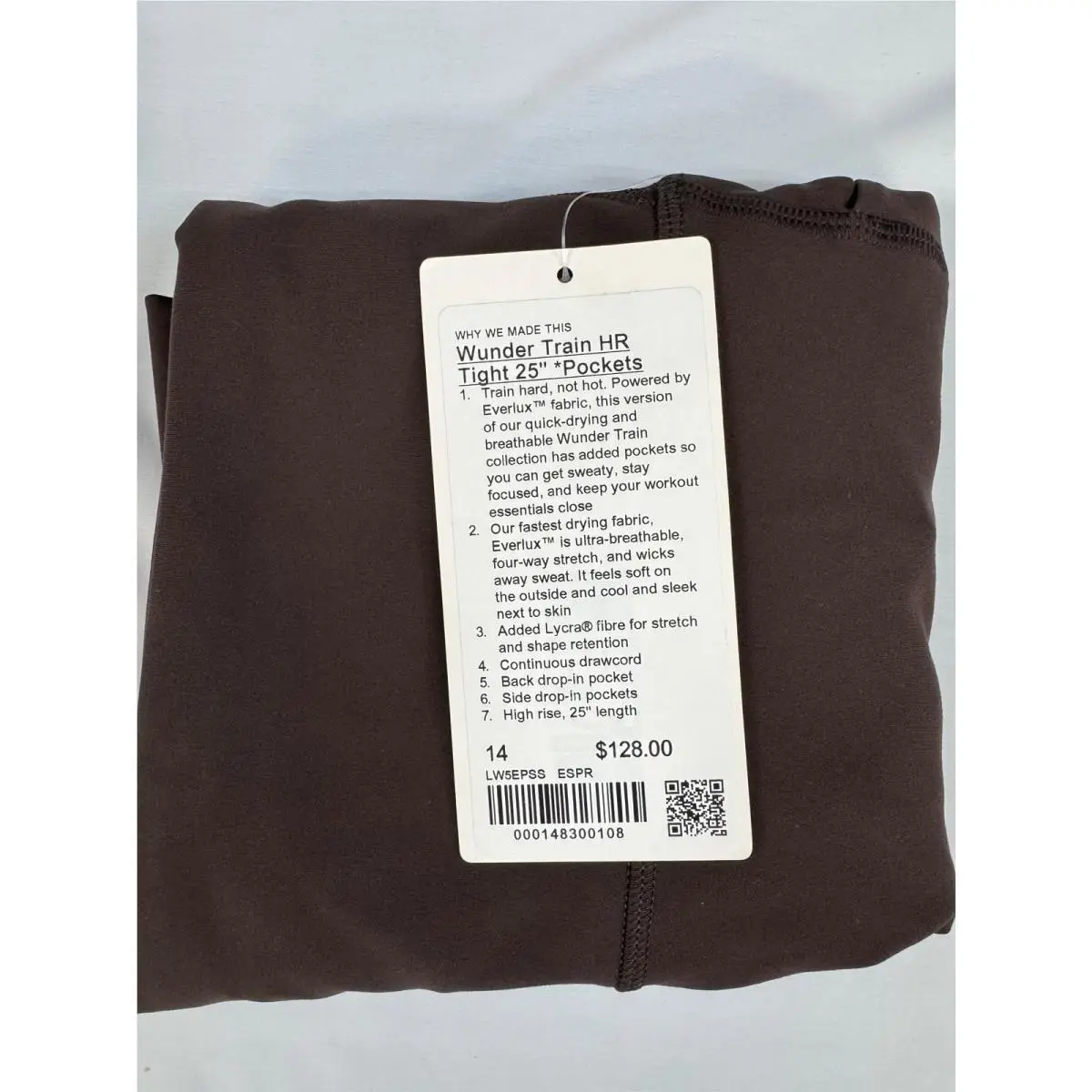 Lululemon clothing - Graphite Grey, asst 36