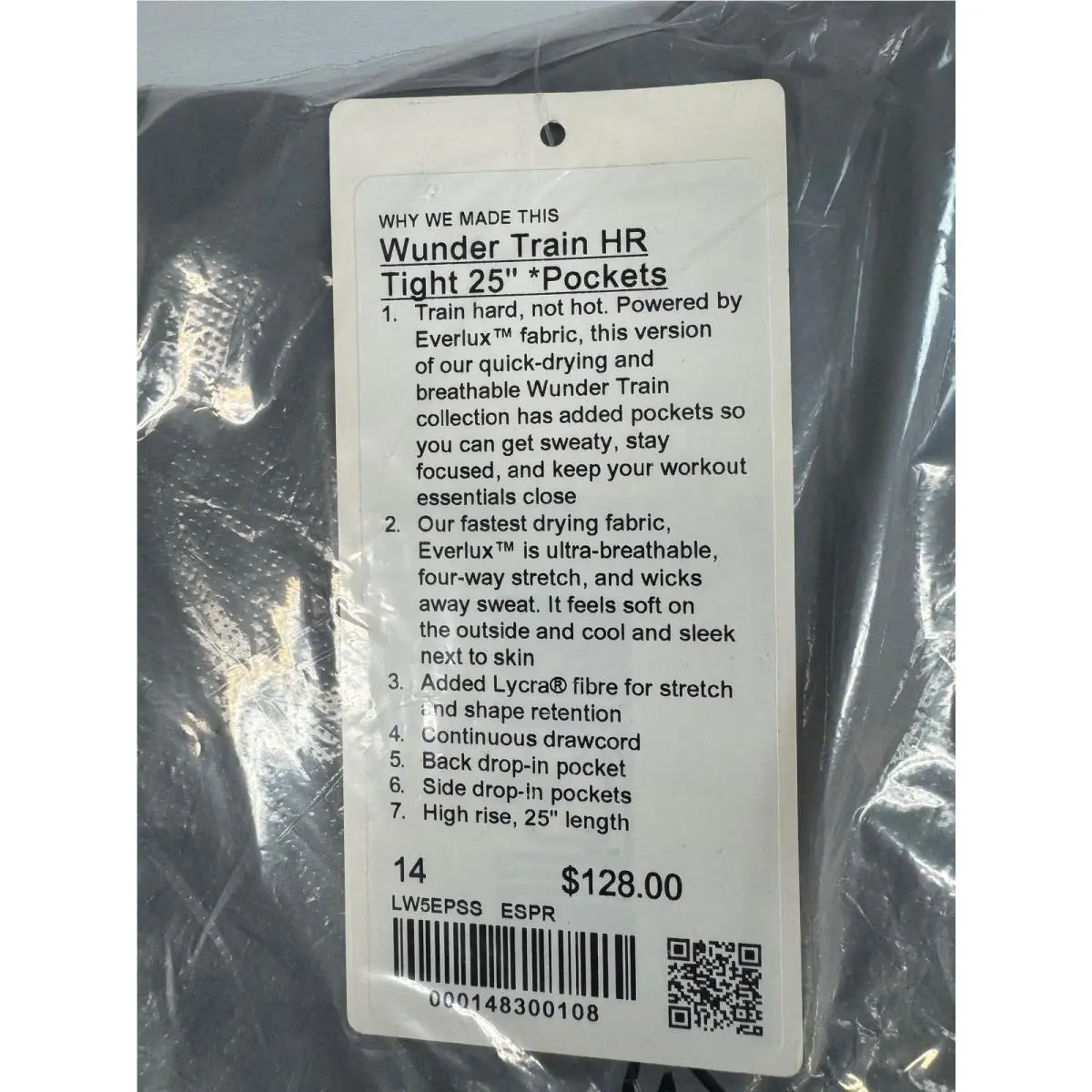 Lululemon clothing - Graphite Grey, asst 40