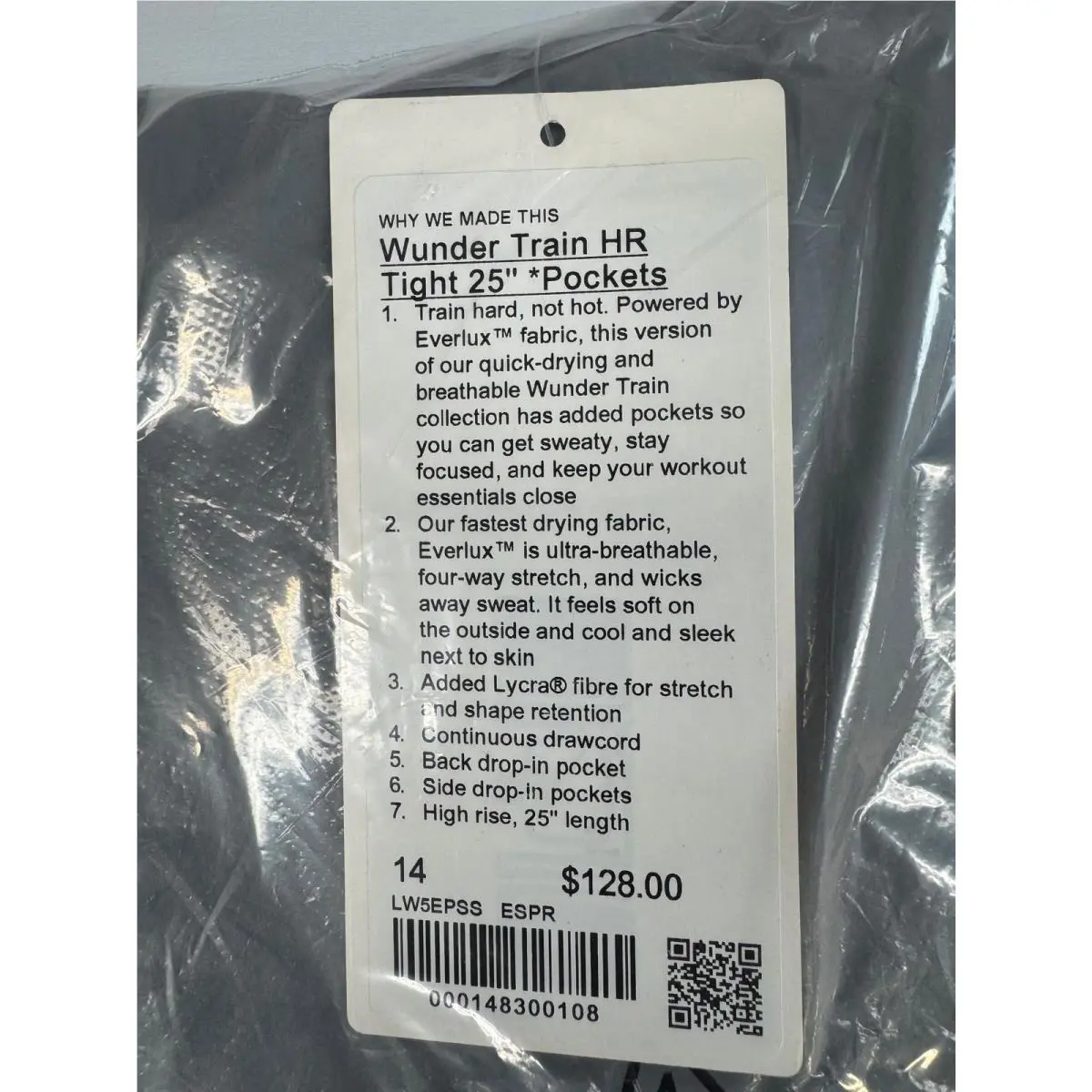 Lululemon clothing - Graphite Grey, asst 43