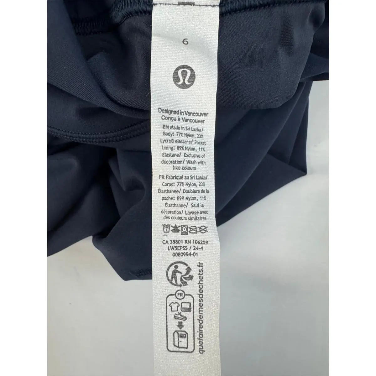 Lululemon clothing - Graphite Grey, asst 55