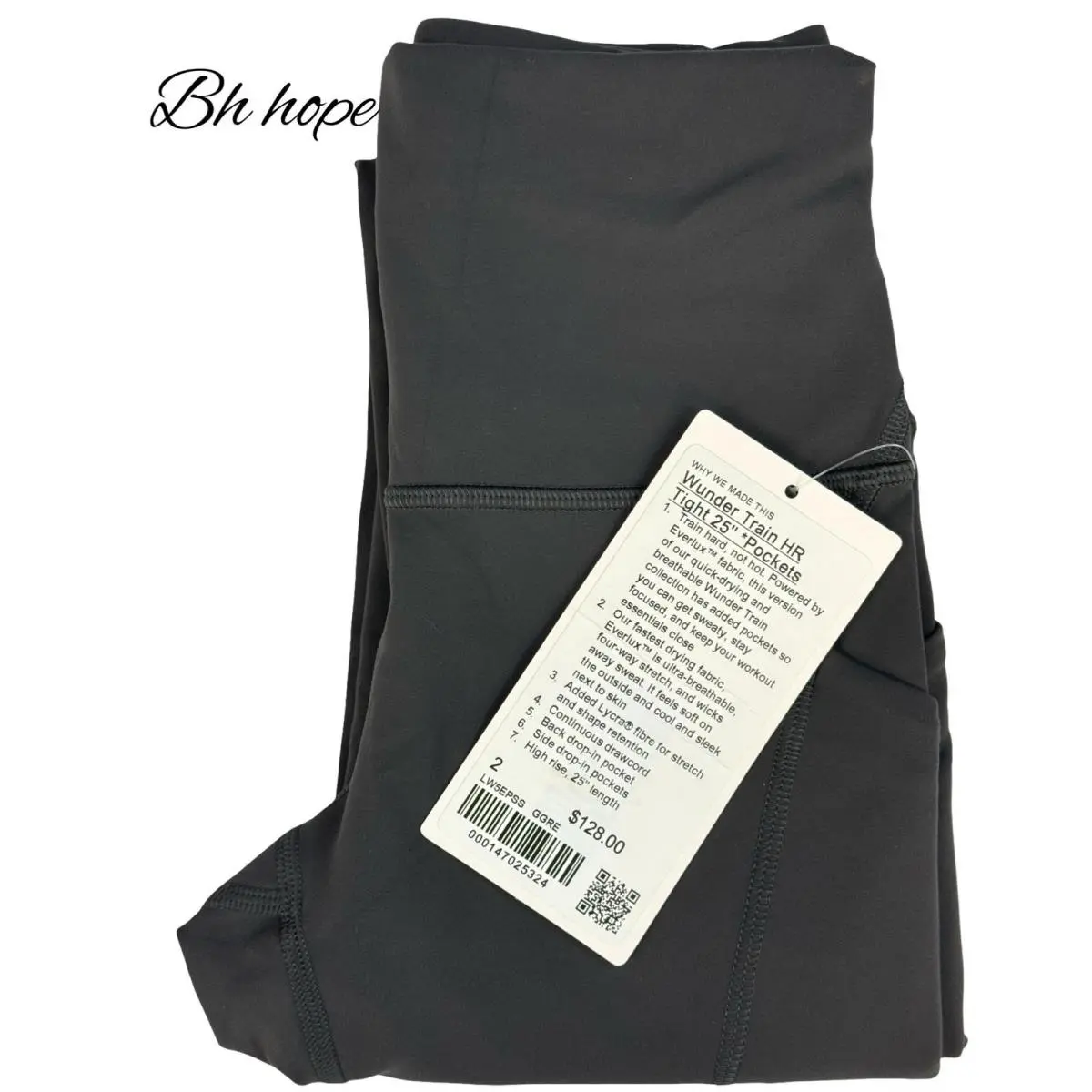 Lululemon clothing - Graphite Grey, asst 10
