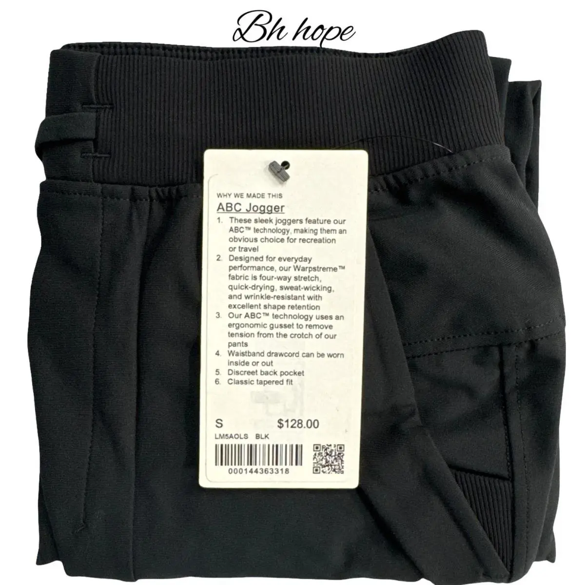 Lululemon clothing - lululemon ABC - ABC - Black 1
