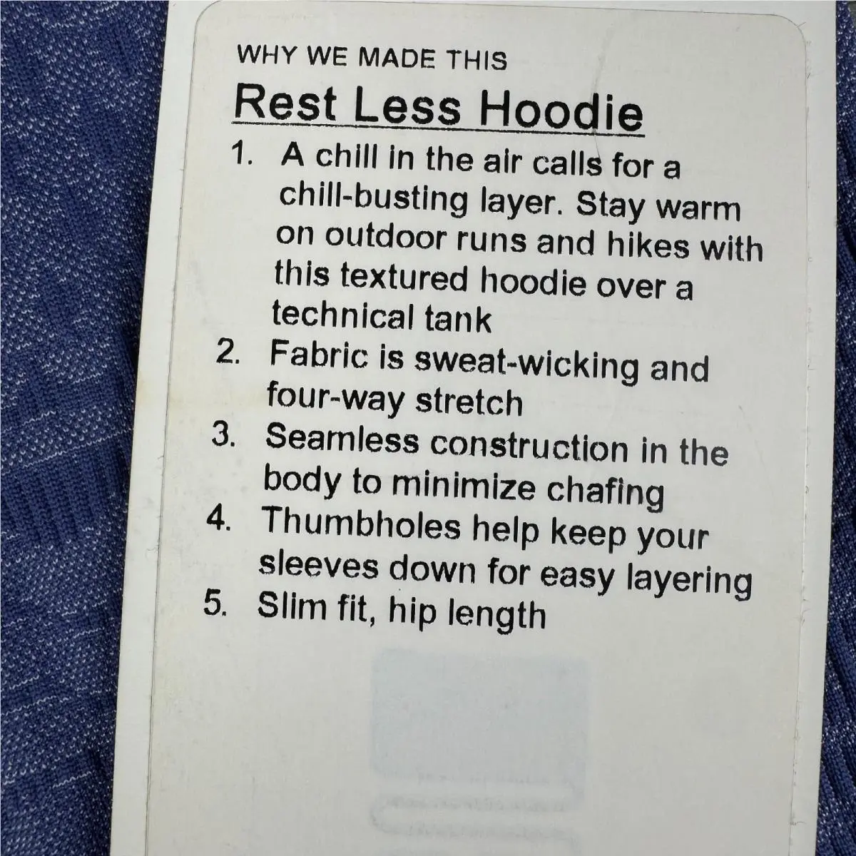 Lululemon clothing - W3BKGS - W3BKGS - Blue 3