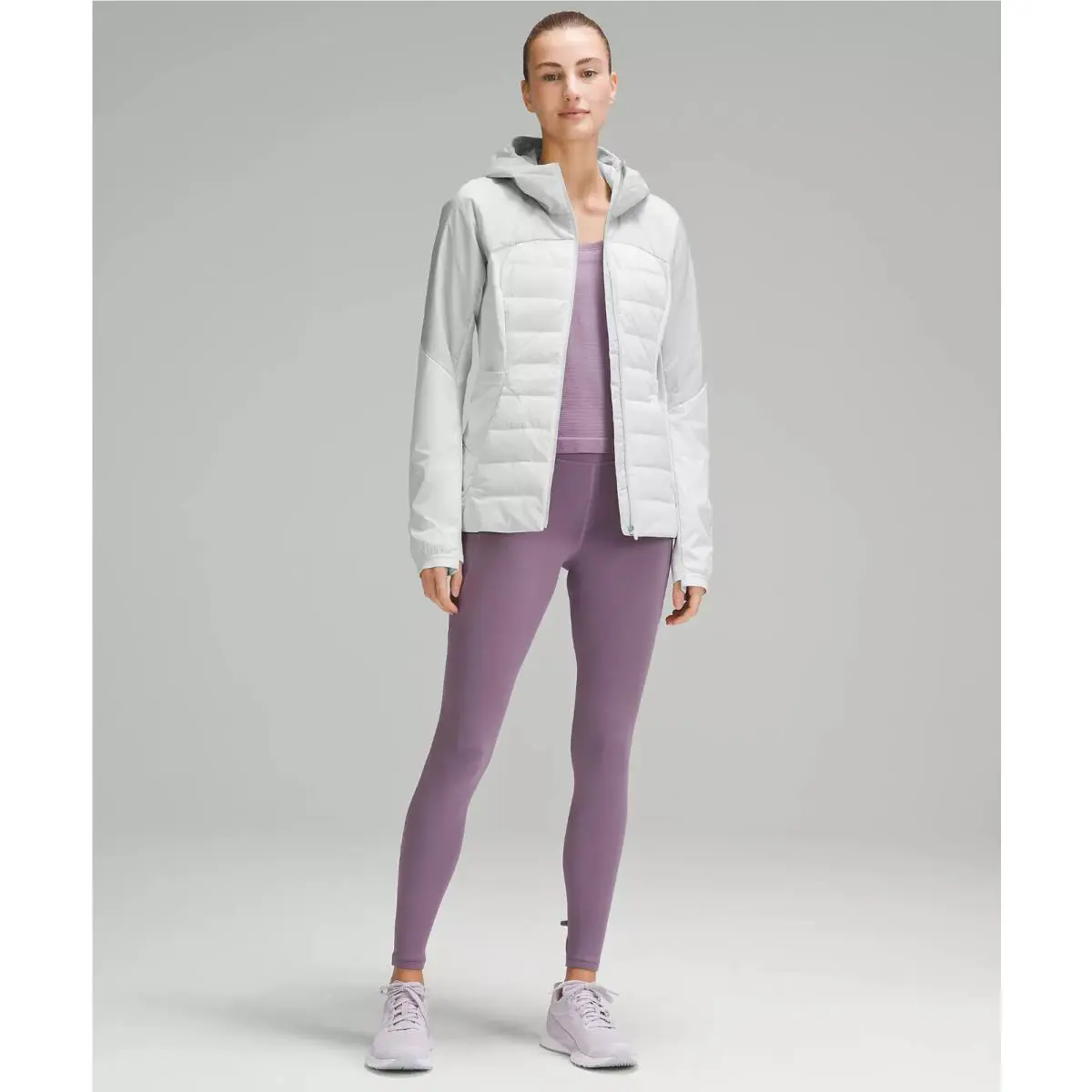 Lululemon clothing - Down for It All Jacket in Vapor - Gray 6