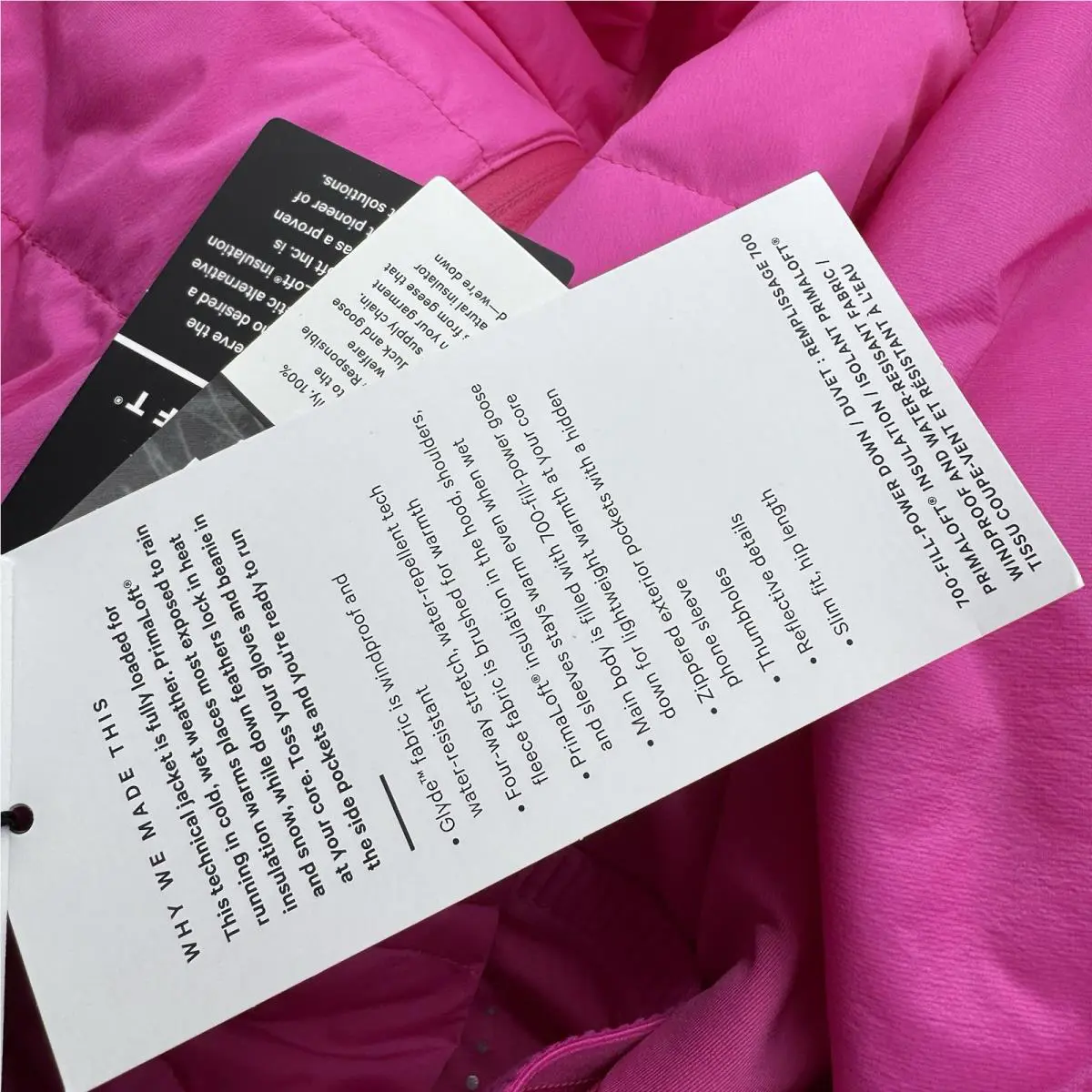 Lululemon clothing - Down for It All Jacket in Storm Teal - Pink 10