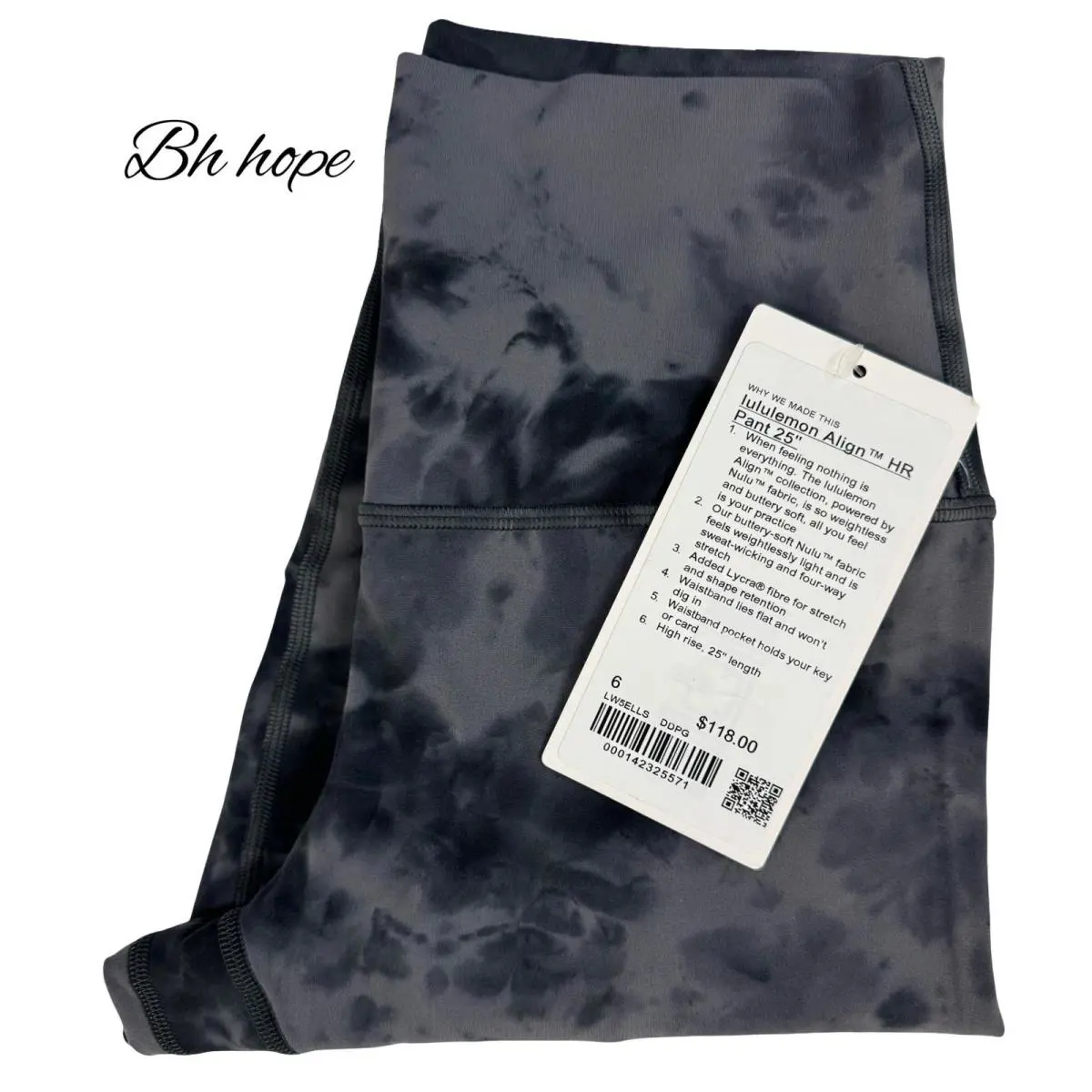 Lululemon clothing - Diamond Dye Pitch Grey Graphite Grey 1