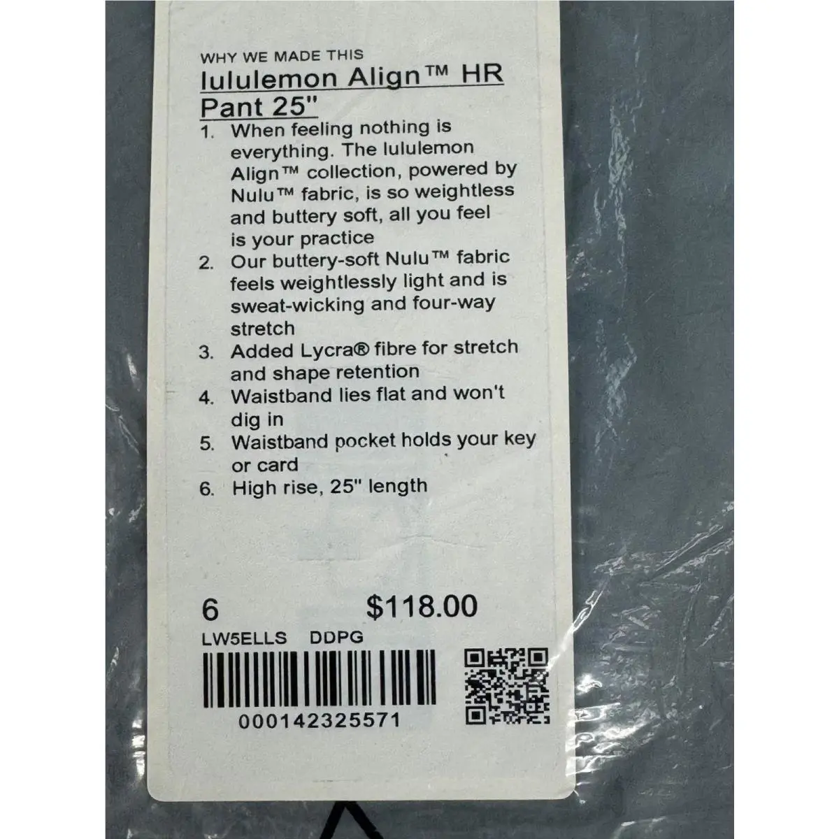 Lululemon clothing - Diamond Dye Pitch Grey Graphite Grey 2