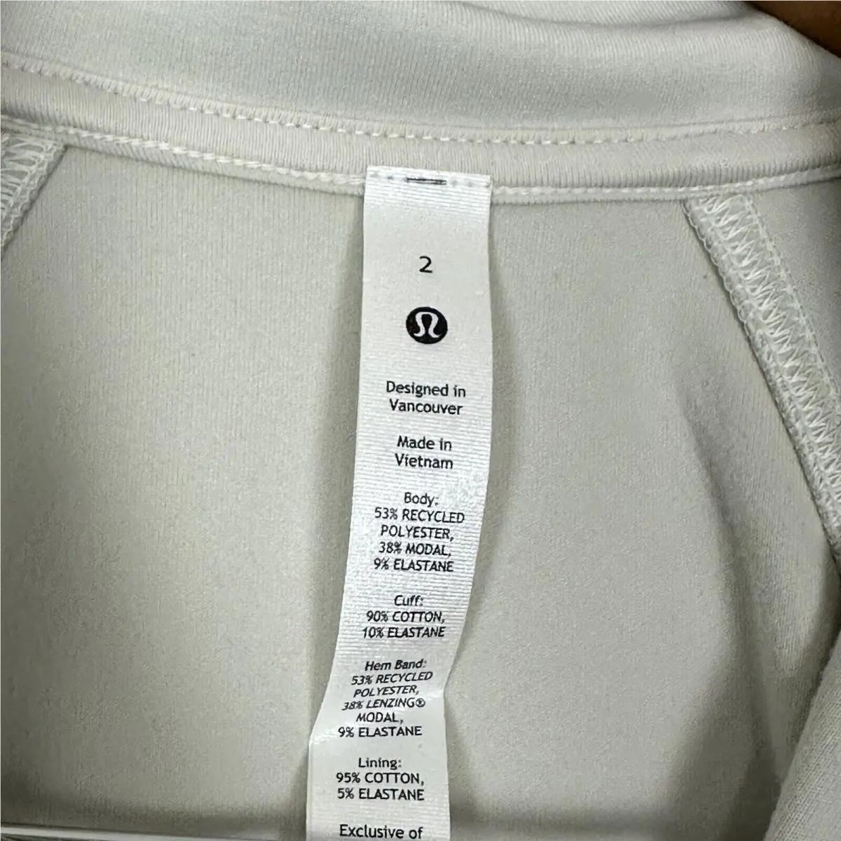 Lululemon clothing - Ivory 6