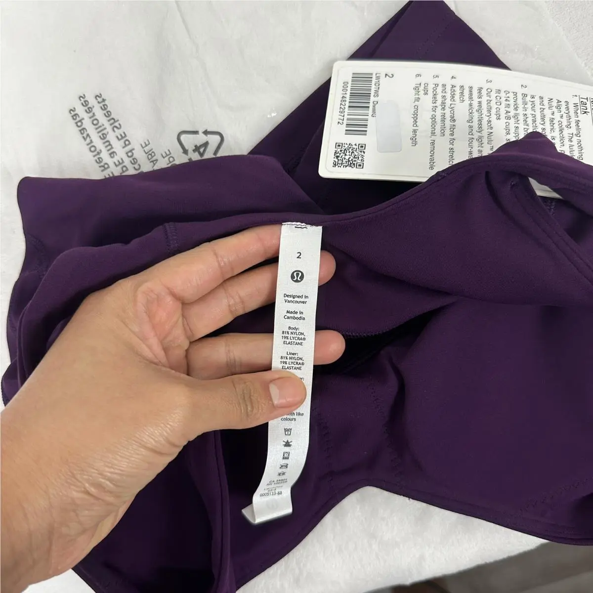 Lululemon clothing - Purple 4