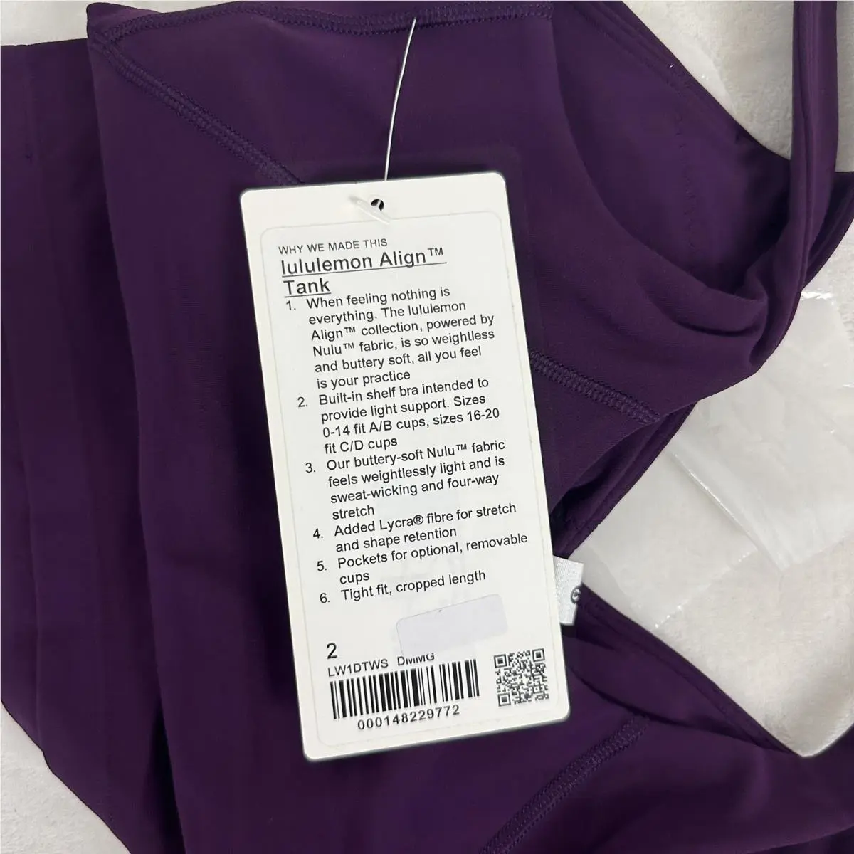 Lululemon clothing - Purple 2