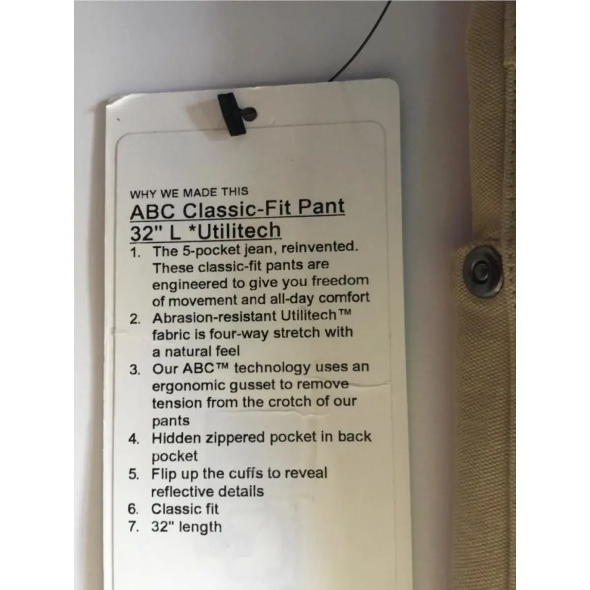 Lululemon clothing - Lululemon ABC - ABC - Beige 6