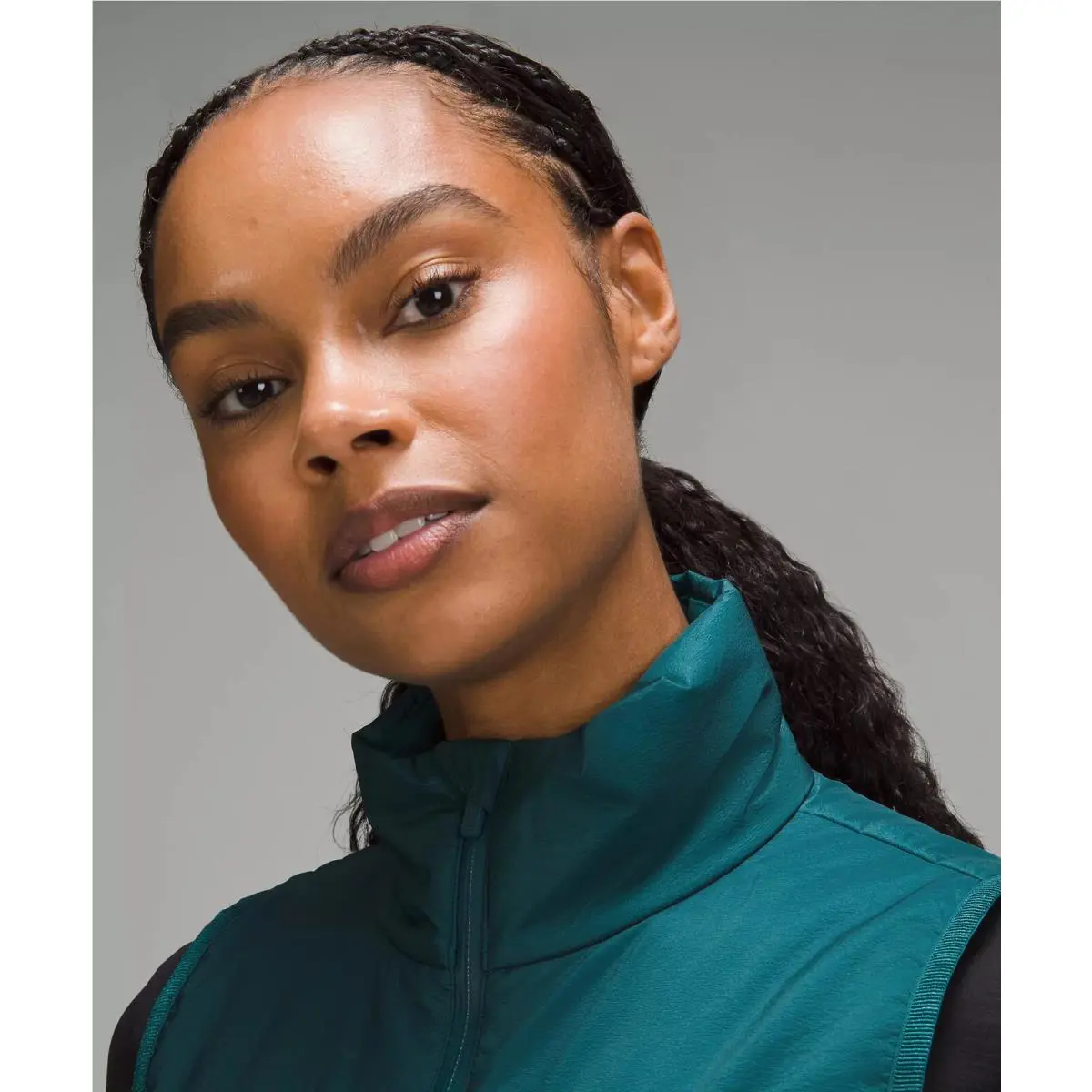 Lululemon clothing - Down for It All Vest in Storm Teal - Green 2