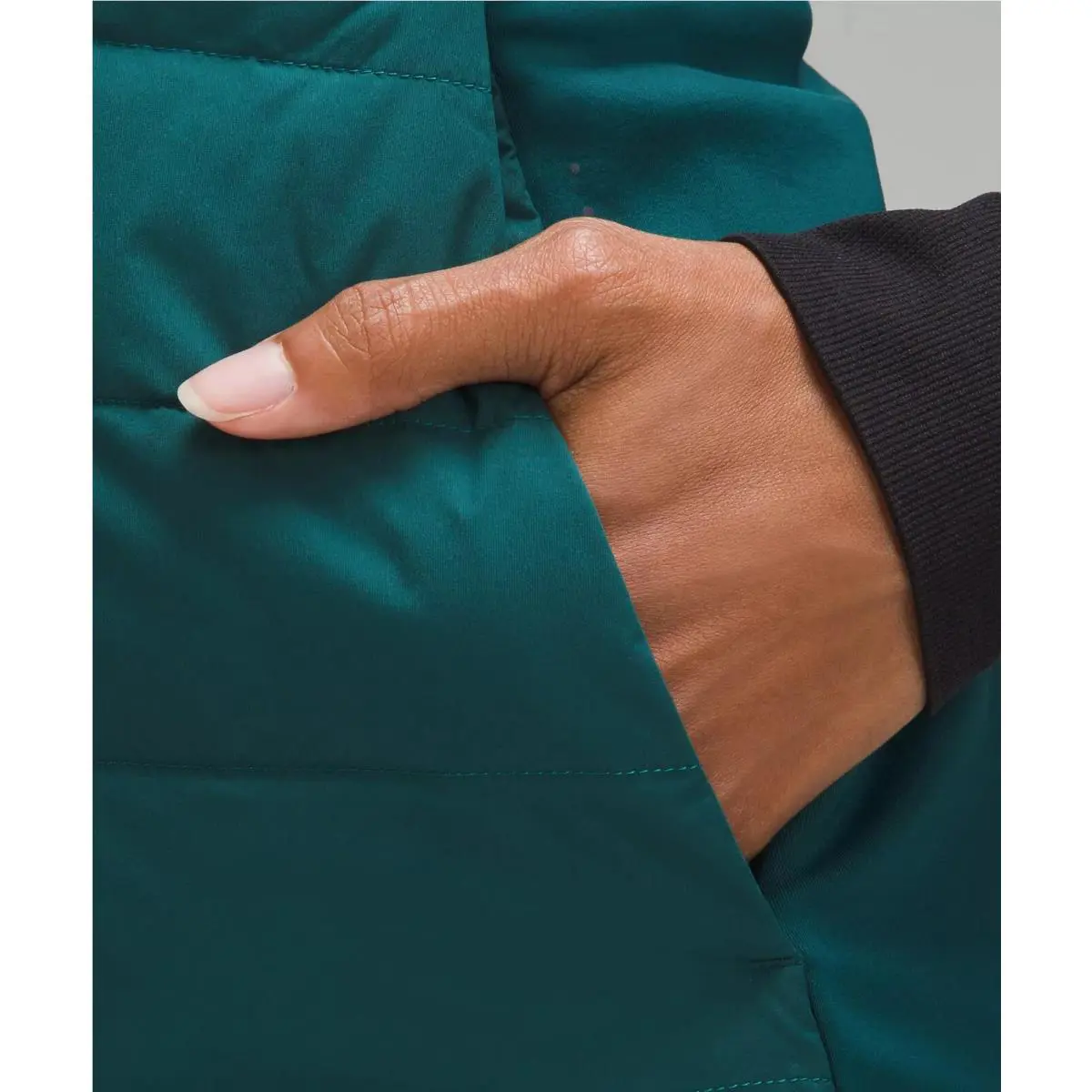 Lululemon clothing - Down for It All Vest in Storm Teal - Green 3