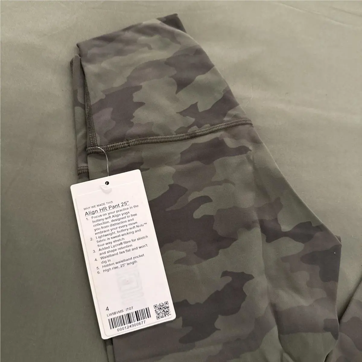 Lululemon clothing - 00677 - 00677 - Heritage 365 Camo Green Twill Multi 0
