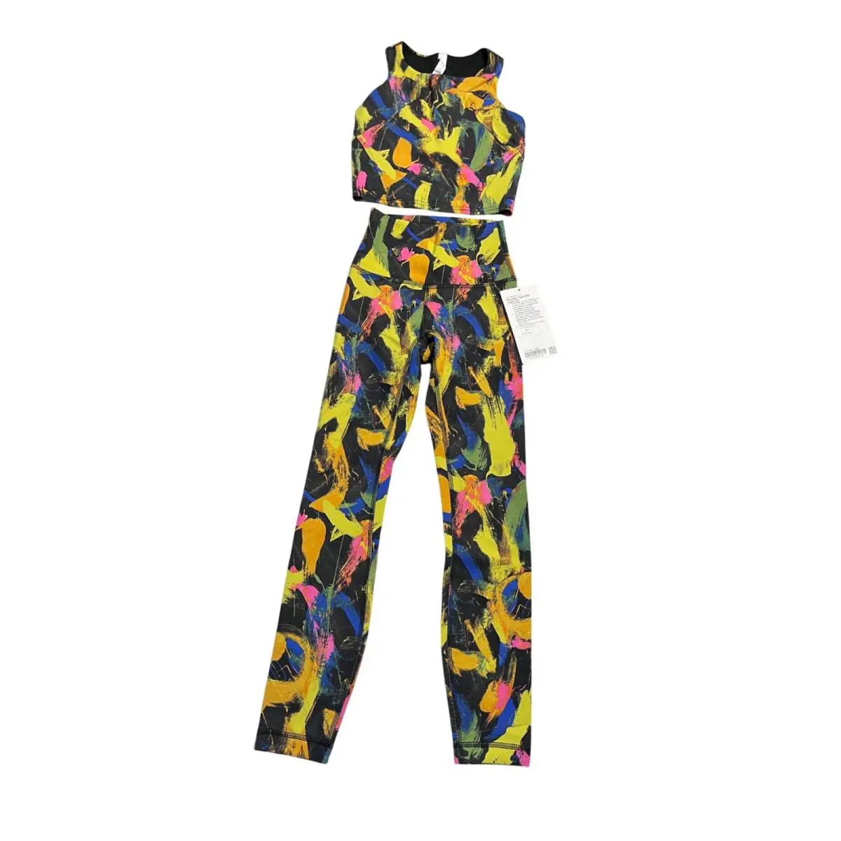 Lululemon Wunder Train 2-Piece Set High-neck Tank High-rise Tight 25 Size 2