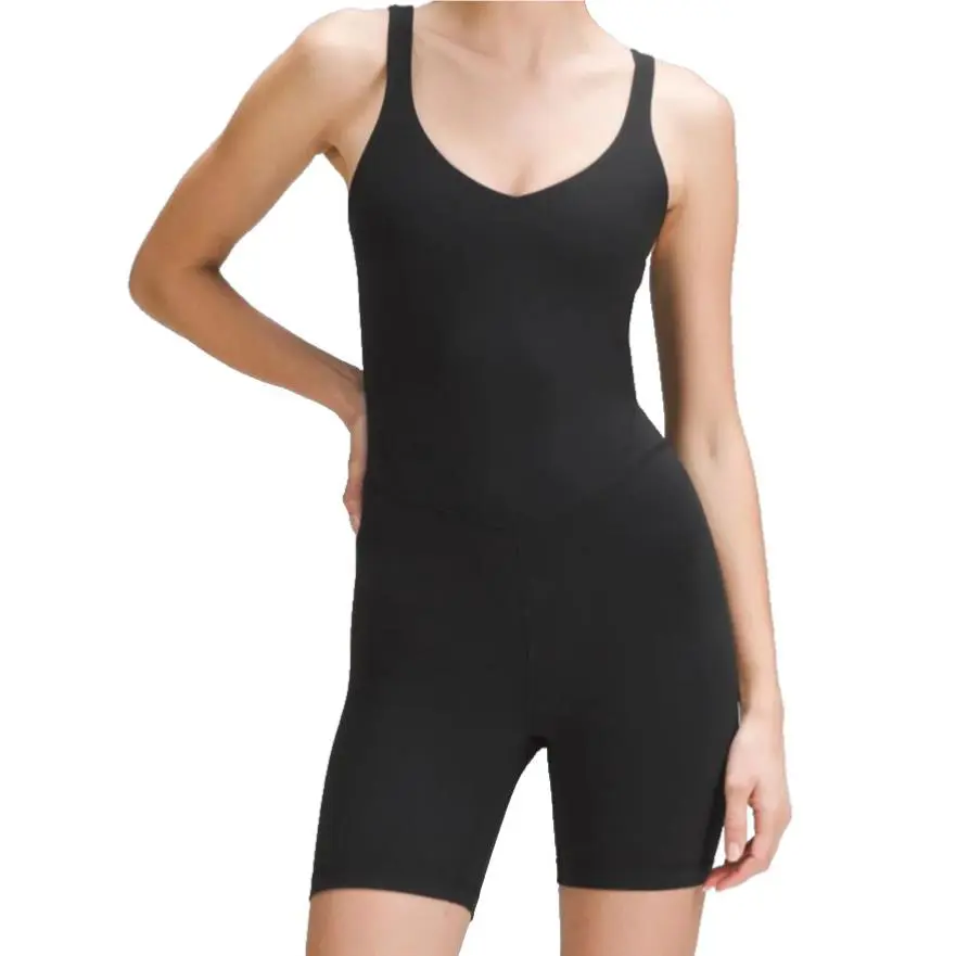 Lululemon Align Bodysuit 6” - Black - - Size 6