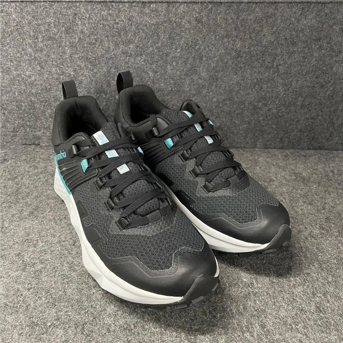 Columbia Facet 75 Outdry Hiking Shoe Women`s Size US 11 Black/teal