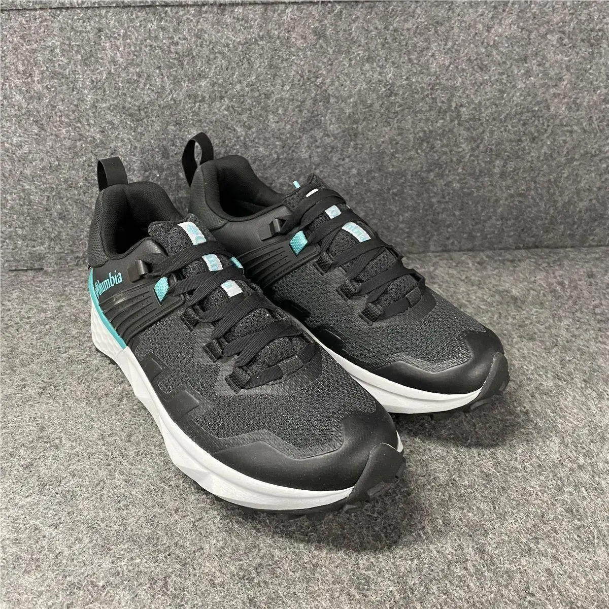 Columbia Facet 75 Outdry Hiking Shoe Women`s Size US 10 Black/teal