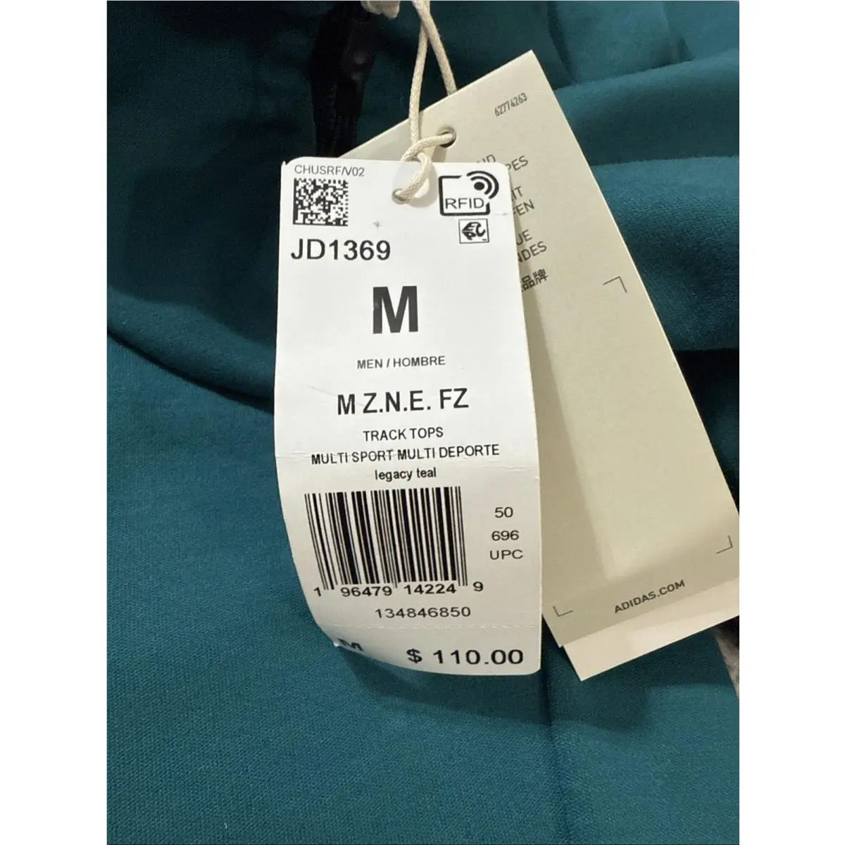 Adidas clothing - JF6388 & JF6541 - JD1369 JD1368 - Legacy Teal (UPC: 197610563527) 14