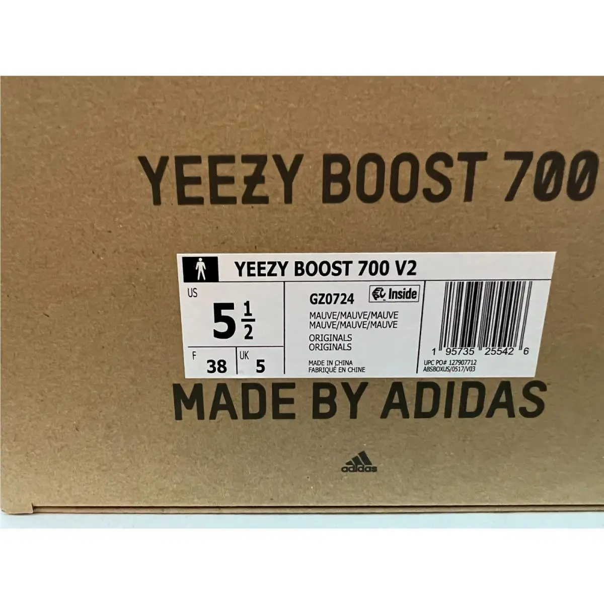 Adidas shoes - adidas Yeezy Boost 700 - Yeezy Boost - GZ0724 - Brown (UPC: 0195735255426) 5