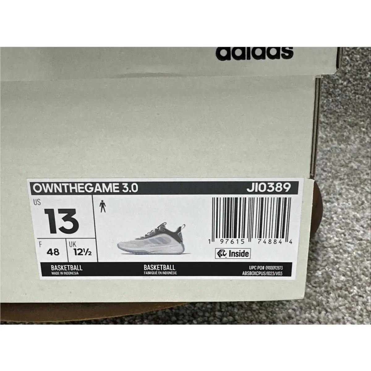 Adidas shoes - adidas Own The Game - Own The Game - White (UPC: 0197615748844) 6