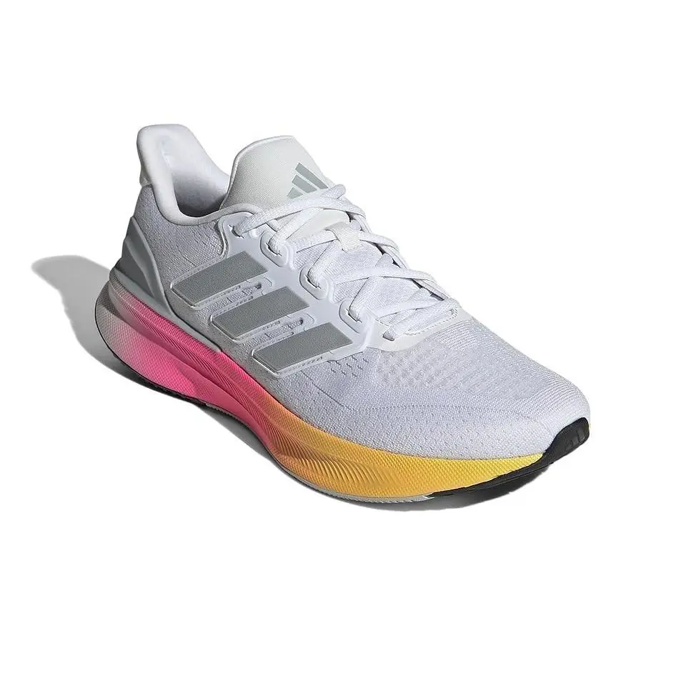 Adidas Mens Running Ultrabounce 5 Sneakers White/pink Sz 9 3SH108 - White