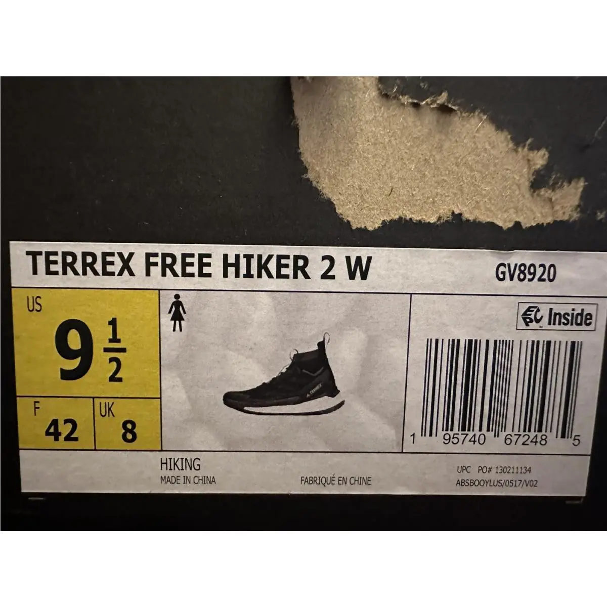 Adidas shoes - adidas TERREX Free Hiker - TERREX Free Hiker - GV8920 - Black (UPC: 0195740672485) 8