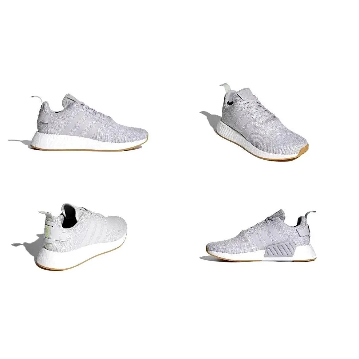 Adidas NMD_R2 Running Grey / Grey / Solar Slime Mens Shoes CQ2399 Size 4.5 US