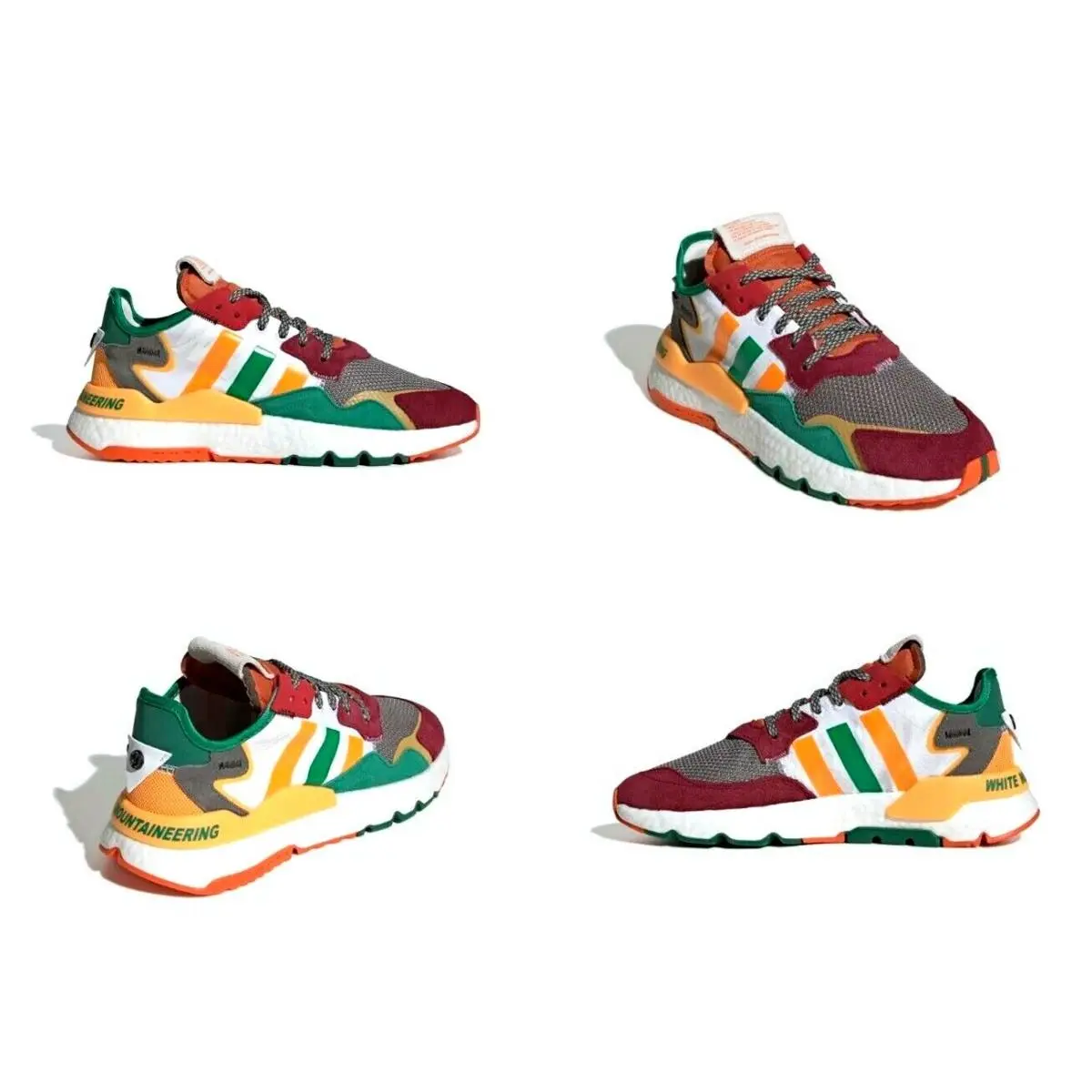 Adidas X White Mountaineering Nite Jogger Shoes Multi Color Men Size 5 US EG1687